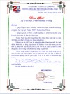 THƯ MỜI DỰ LỄ KỶ NIỆM 20 NĂM THÀNH LẬP TRƯỜNG THPT HOÀNG HOA THÁM