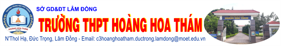 Cổng thông tin điện tử Trường THPT Hoàng Hoa Thám